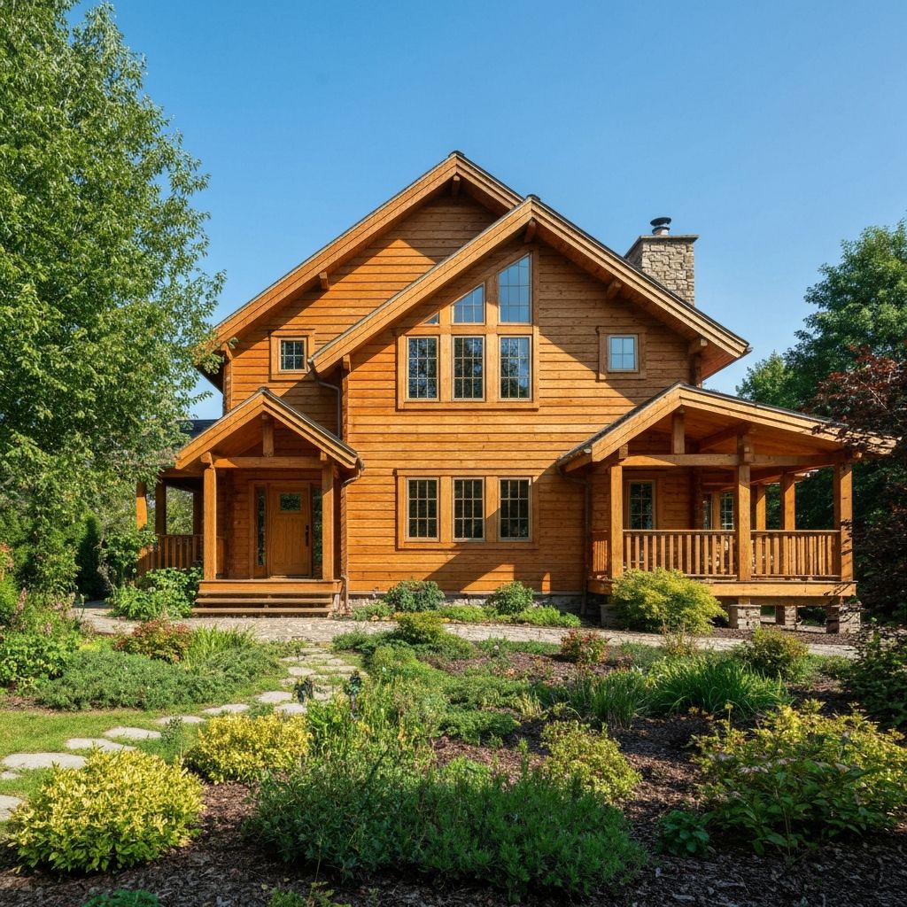 Дом из клееного бруса 180 м²